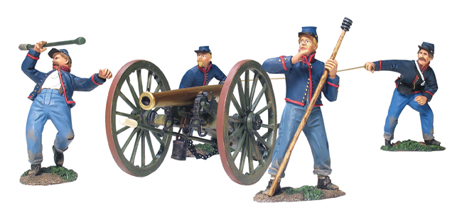 17779 - Union Artillery Set No.1, 12 Pound Napolean Gun and 4 Man Crew